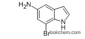 Molecular Structure of 196205-07-9 (7-Bromo-1H-Indol-5-Amine)